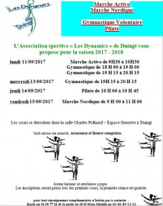 Affiche programme Dynamics 2017 2018