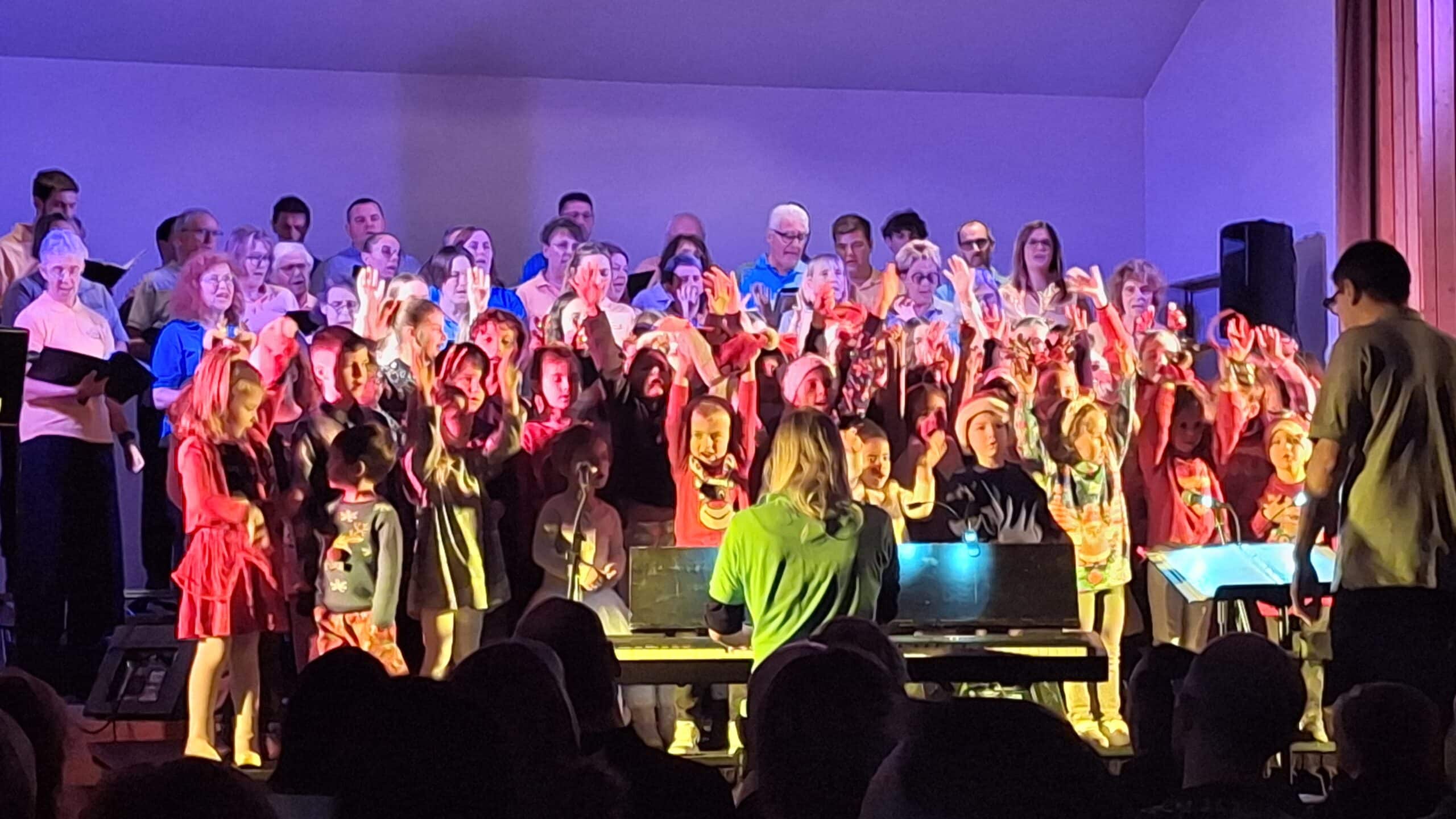 Concert de Noël des écoliers avec le chœur de l’Eau Vive