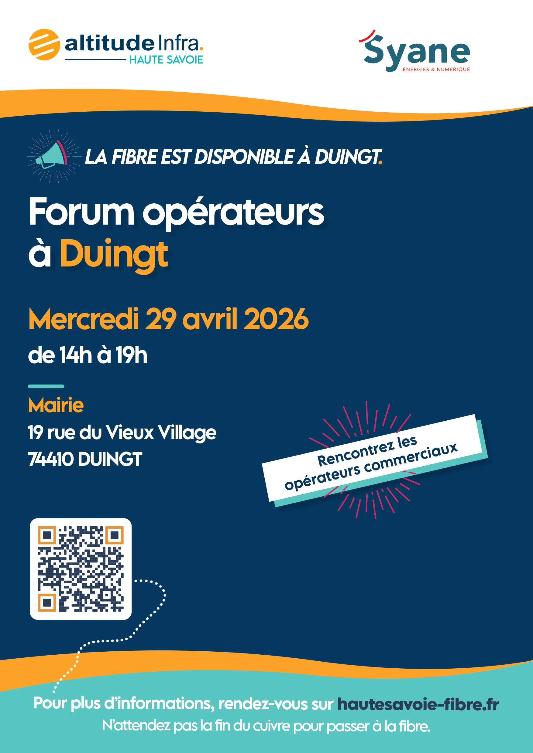 rencontre d’information avec Altitude Infra concernant la fin du réseau cuivre